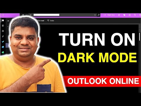 How to Turn ON / OFF Dark Mode on Outlook