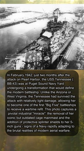 USS TENNESSEE’S 1942 RECOVERY MIRACLE 🌊