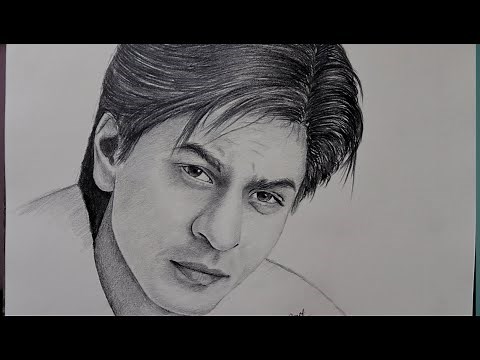 Drawing Shahrukh Khan || Pencil Sketch || Portrait Drawing || Amit Kumar || How to draw SRK