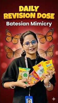 Daily Revision Dose (DRD) with VEDEMY | Ecology | Batesian Mimicry | #vedemy #Mullerianmimicry