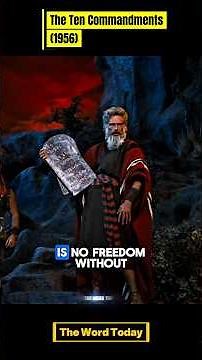 Moses Sees the Rebellion | The Ten Commandments (1956) #shorts #viral #fyp #movie