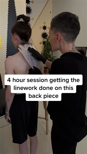 Death head moth tattoo. Still needs blackwork, dotwork, and shading #mothtattoo #stencilpeel #backtattoo #tattoo