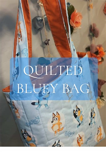 Quilted Bluey Bag: A DIY Sewing Project