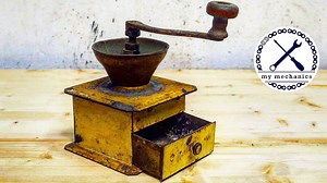 300K views · 852 shares | restoration of an old rusty coffee grinder | my mechanics | Facebook