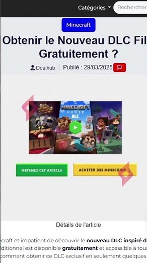 How to Get the New Minecraft Movie DLC for Free? #shorts