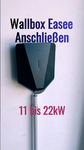 Easee Wallbox Ladestation 11-22kW Anschließen