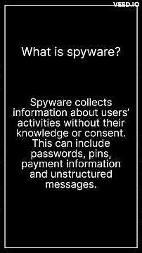 What is spyware