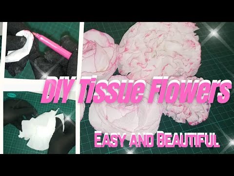 DIY Tissue Paper Rose & Carnation | Easy Step-by-Step Flower Making Tutorial.