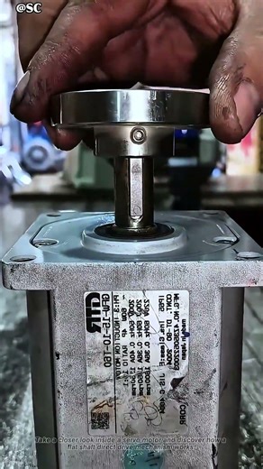 Inside a Servo Motor: Flat Shaft Direct Drive Mechanism Explained ⚙️