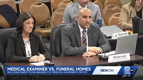 Funeral homes owe the Milwaukee County Medical Examiner's Office money