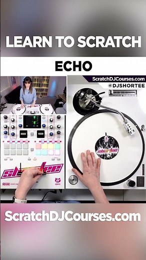 Learn the ECHO Scratch in 60 Secs! ★ Scratch DJ Tutorial ★ #djshortee shorts