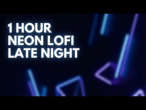 🏷 Neon Drift Night | 1 Hour Lofi Mix for Late Night Study