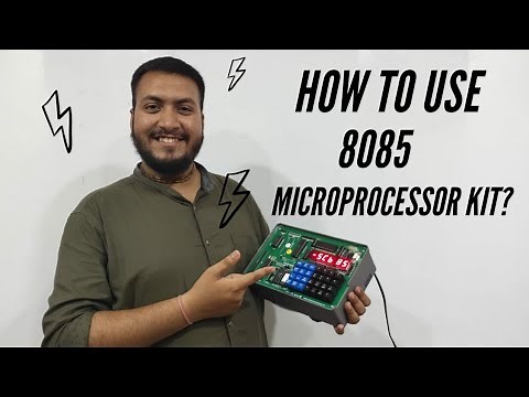 How to use 8085 microprocessor kit?