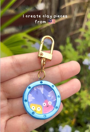 Day 4: Spongebob and Patrick keychain!💛🩷 #spongebob #art #foryou