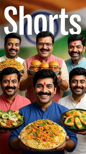 Flavors of the Nation🇮🇳: A State-by-State Indian Food Odyssey😋.#shorts #food #ai