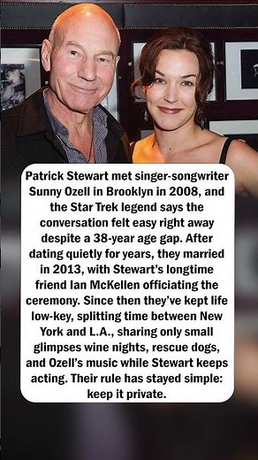 Patrick Stewart Married Sunny Ozell