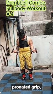 10 minutes Dumbbell Combo Fullbody workout no.4 Dynamic workout