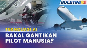TEKNOLOGI AI | Juruterbang Robot Pertama Dunia Penyelidik Korea Selatan telah membangunkan juruterbang robot yang berkeupayaan menerbangkan pesawat sama seperti juruterbang manusia. Robot humanoid canggih yang dikenali sebagai 'PIBOT' itu mampu memahami manual penerbangan dan mengendalikan penerbangan penuh dengan menggunakan teknologi kecerdasan buatan (AI). ==================== Dapatkan berita terkini, tepat dan sahih dengan ‘SUBSCRIBE’ YouTube Buletin TV3 IKUTI kami di: Facebook: https://www.