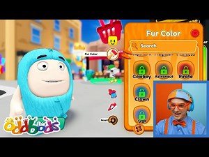 Blippi Plays Roblox Obby Bods! | Oddbods Full Episode | Funny Cartoons for Kids - Videos For Kids