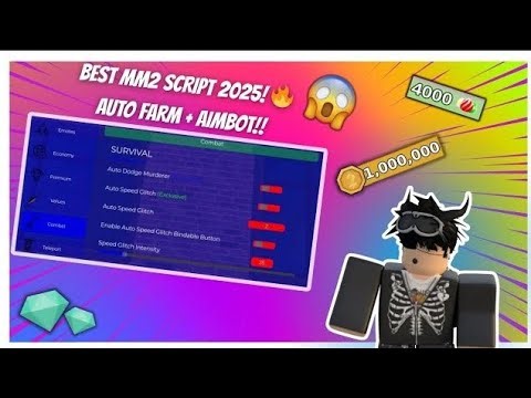 SCRIPT MM2 OVERDRIVE HUB AUTOFARM+AIMBOT, SILENT AIM CHRISTMAS UPDATE🎄🦌