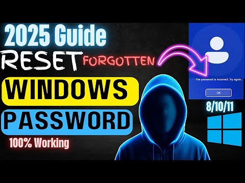 Reset Forgotten Windows Password WITHOUT Software | Cmd Trick