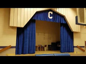 New stage curtains