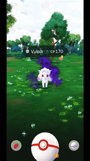 Catching a Shadow Alolan Vulpix CP 170 in Pokemon GO 2025 Gameplay