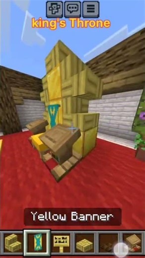 💥⚡making king's Throne in Minecraft 🔥💥