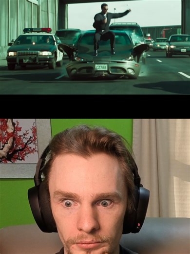 What an absolutely INSANE sequence LMAOOOO #thematrix #thematrixreloaded #movie #moviereaction #reaction #movieclips #fypシ #neo #fyp #trinity #morpheus