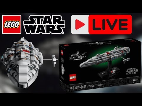 🔴Lets Build Set 75405 LEGO Star Wars Home One StarCruiser