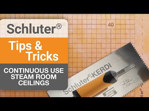 Continuous Use Steam Room Ceilings