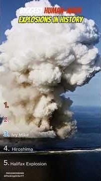 Top 5 Biggest Human Made Explosions in History