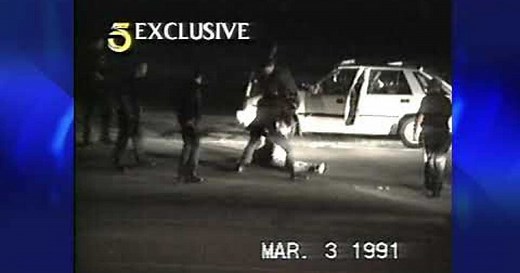 Video: News footage catches LAPD officers beating Rodney King