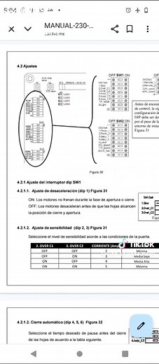 Programación de tarjeta para pistones Power 230 y 200m