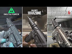 Cod: Warzone vs Battlefield 6 vs Delta Force - Weapons Comparison
