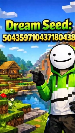 Dream Seed Minecraft Java #minecraft #gamingshorts #shortsviral #shorts #minecraftshorts