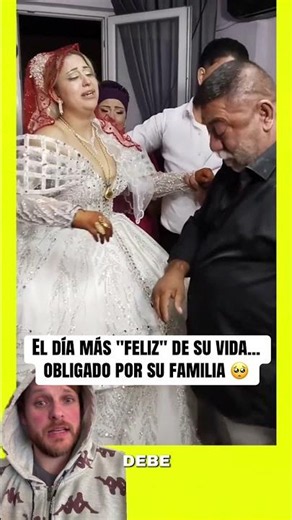 The "happiest" day of her life... forced by her family 💔arranged marriage🥺 #reaction