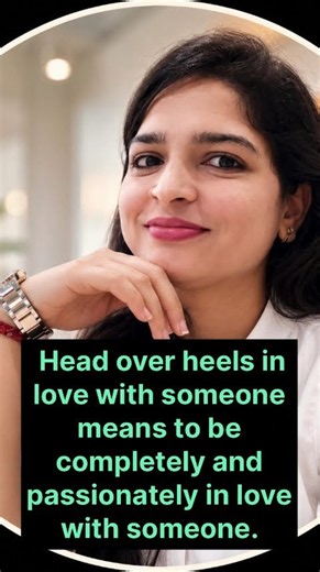 HEAD OVER HEELS ❤️ | Learn This English Idiom in Seconds! | Speak English Naturally #learningenglish
