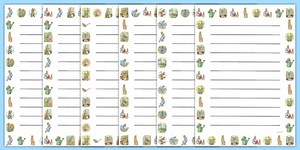 The Tale of Peter Rabbit Page Borders