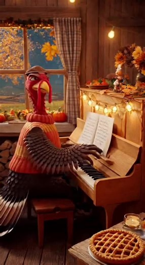 Singing Turkey #funny #turkey #trendingvideo #thanksgiving #thanksgiving