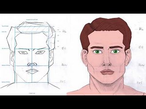 How to Draw a Face Using a Simple Grid (Perfect Proportions)