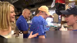 Hot diggity dog! Grab lunch and celebrate #NationalHotDogMonth with a Carolina dog from Hendersonville's beloved Hot Dog World. | North Carolina Weekend