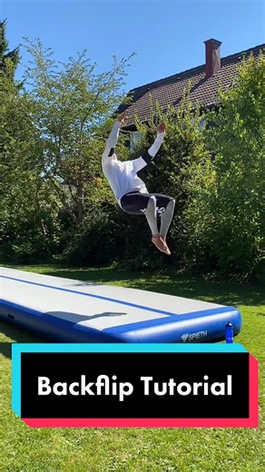 short Backflip Tutorial 🤸🏼‍♂️ #backflip #airtrack #foryou #teiledeinwissen #lernenmittiktok #tutorial