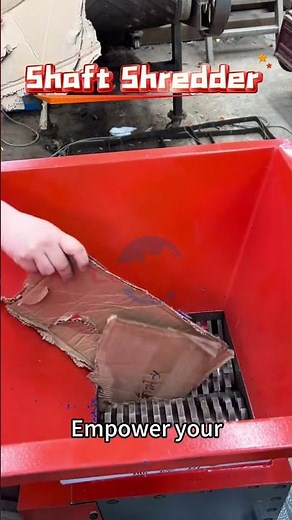 Powerful dual-shaft shredding for maximum cardboard destruction.