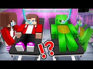 JJ and Mikey Hospital Challenge [Maizen Minecraft Animation]