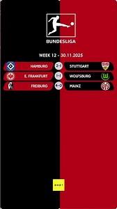 Bundesliga 30.11.2025 | All Match Results ⚽