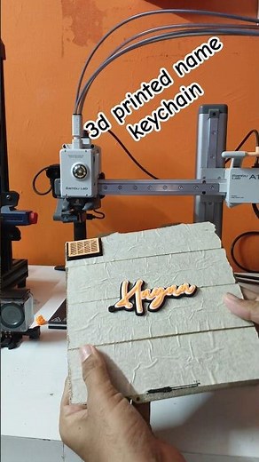 3d printed custom name keychain #3d #3dprinting #3dprinter #diy #keychain