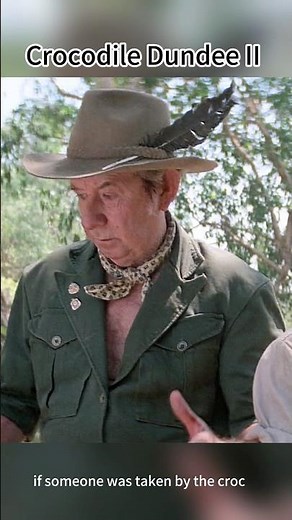 🐊Scary Crocodile Encounter😱Tense Moments | Crocodile Dundee II (1988)