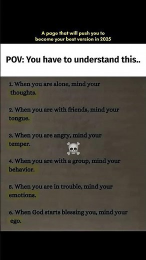 6 Life Rules You MUST Understand in 2025 || life changing idea's