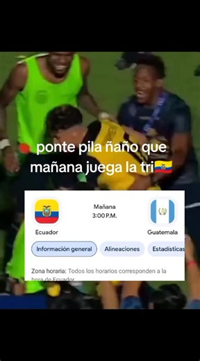 Cuándo juega Ecuador vs Guatemala: horario y dónde verlo